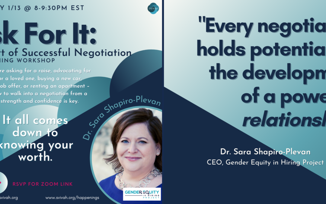 Ask For It: The Art of Successful Negotiation: A Women*s Empowerment Workshop