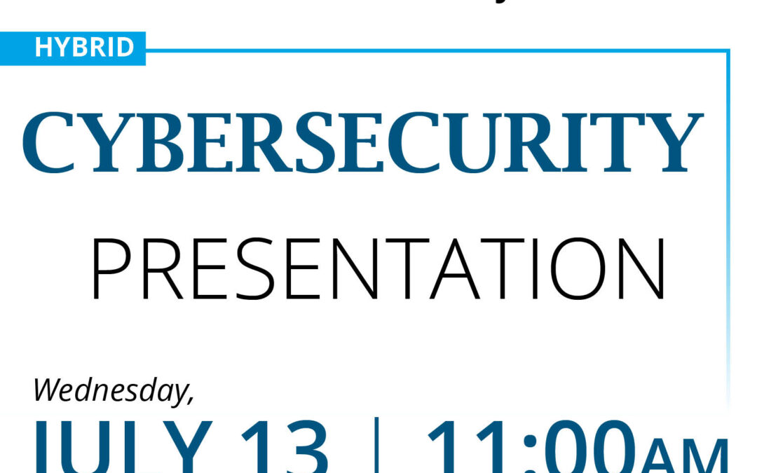 Jewish Federation Cybersecurity Presentation