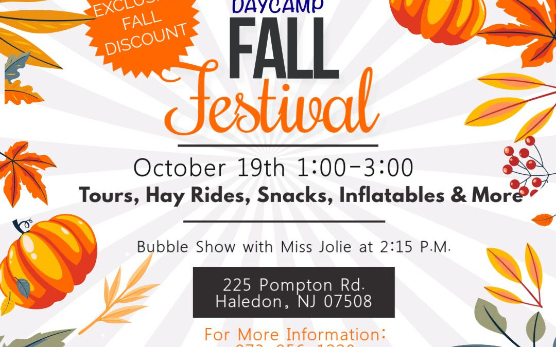 FALL FESTIVAL AND OPEN HOUSE! Camp Veritans – The BEST Jewish Day Camp!